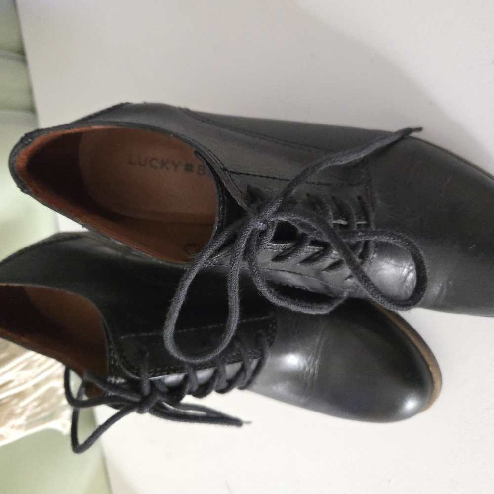 Lucky Brand Black Leather Shoes